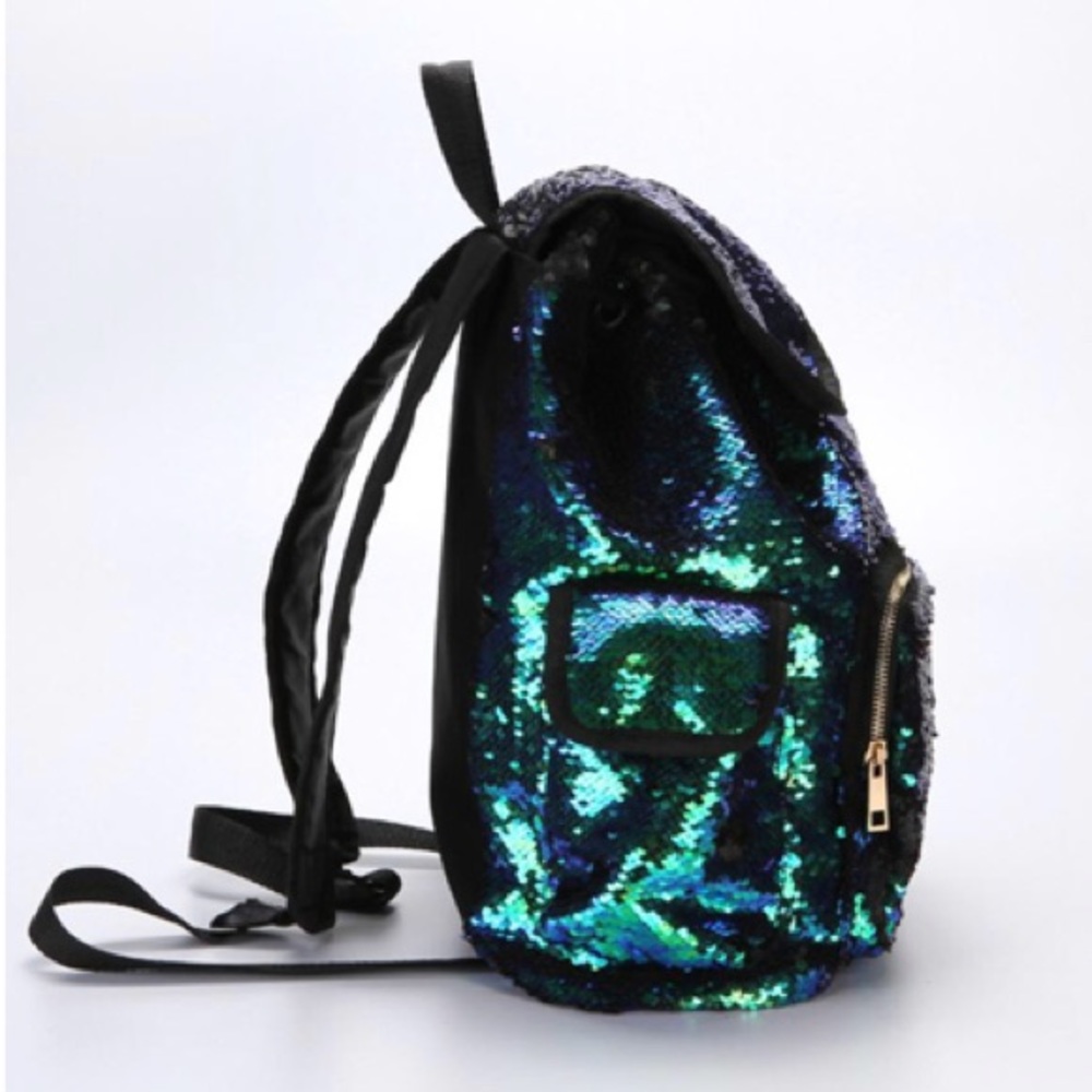 Sequin backpack festival rave mermaid Coachella - Picture 2 of 8